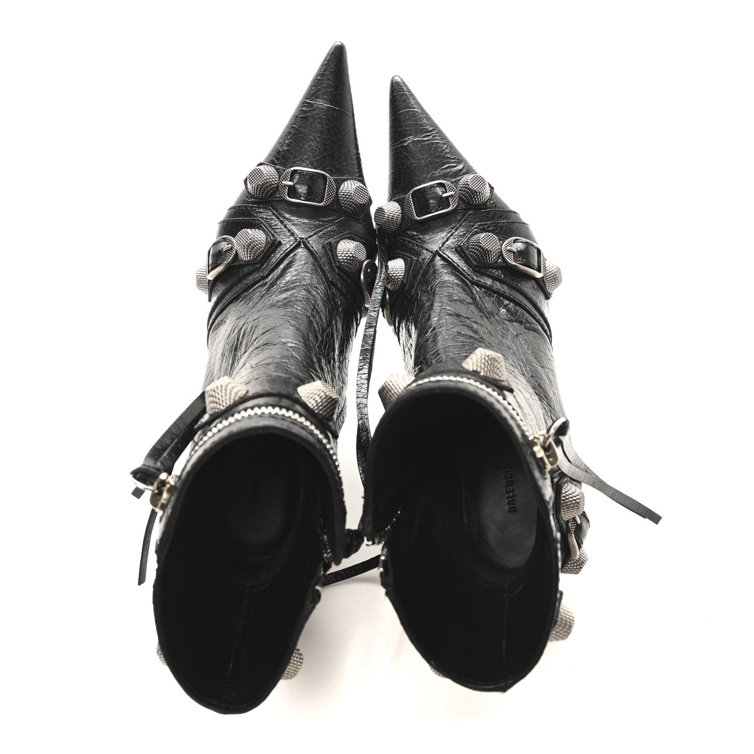 Agneau Arena Cagole 70mm Ankle Boots 35 Black