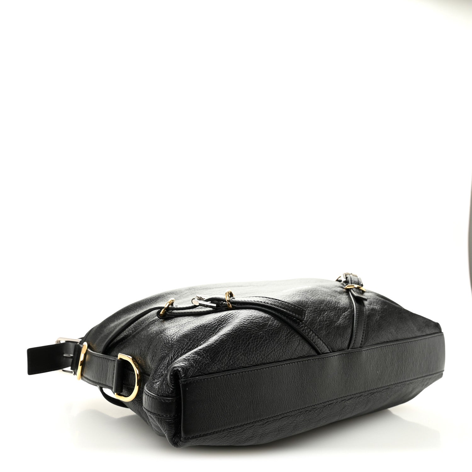 Calfskin Medium Voyou Bag Black