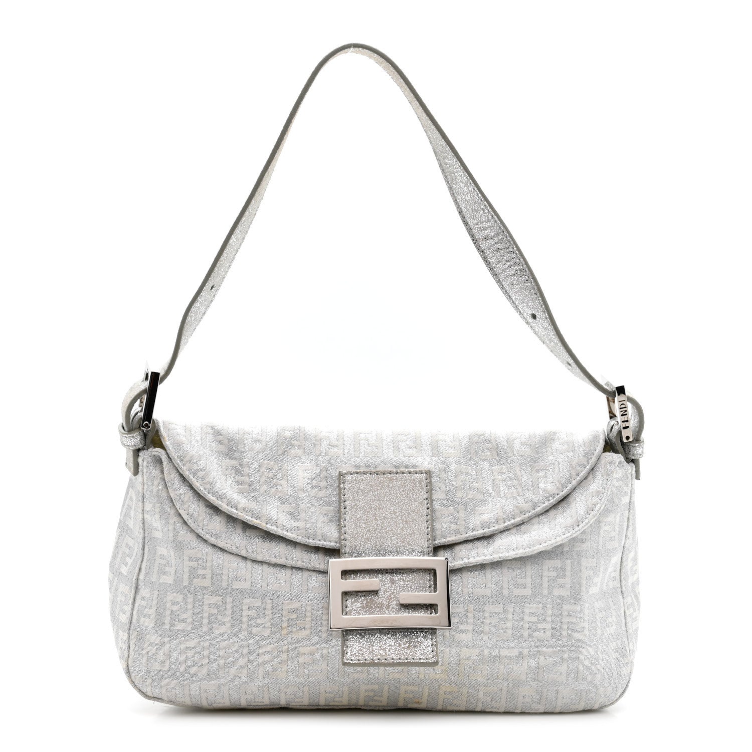 Metallic Zucchino Baguette Silver