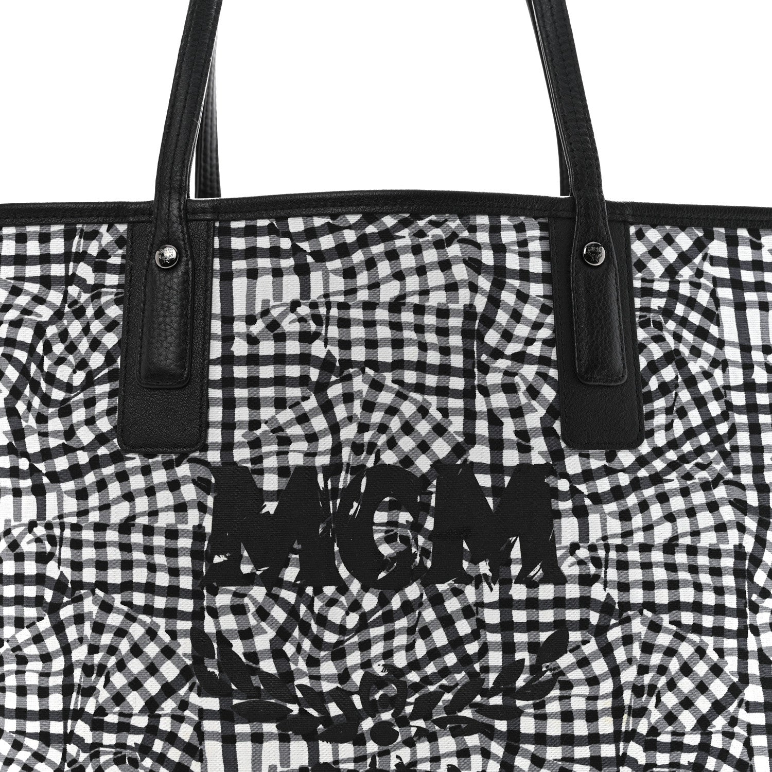 Visetos Medium Liz Reversible Shopper Tote Black