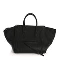Grained Calfskin Medium Phantom Luggage Black