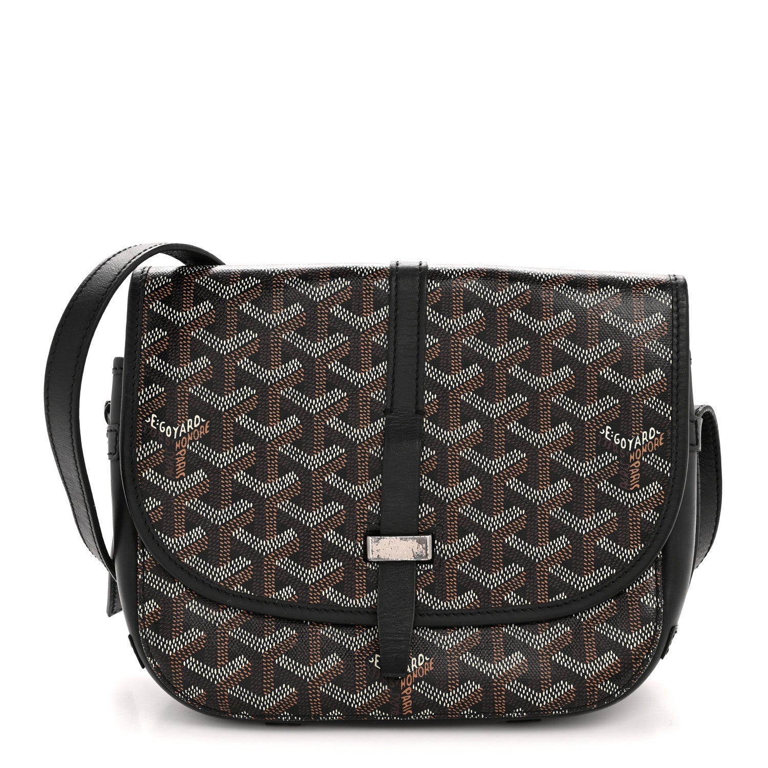 Goyardine Belvedere II PM Messenger Bag Black