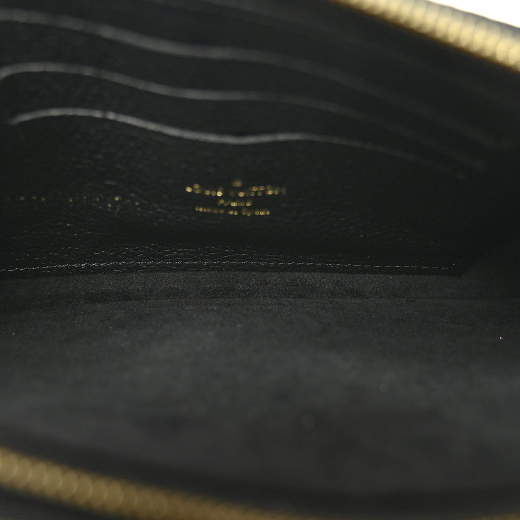 Empreinte Double Zip Pochette Black