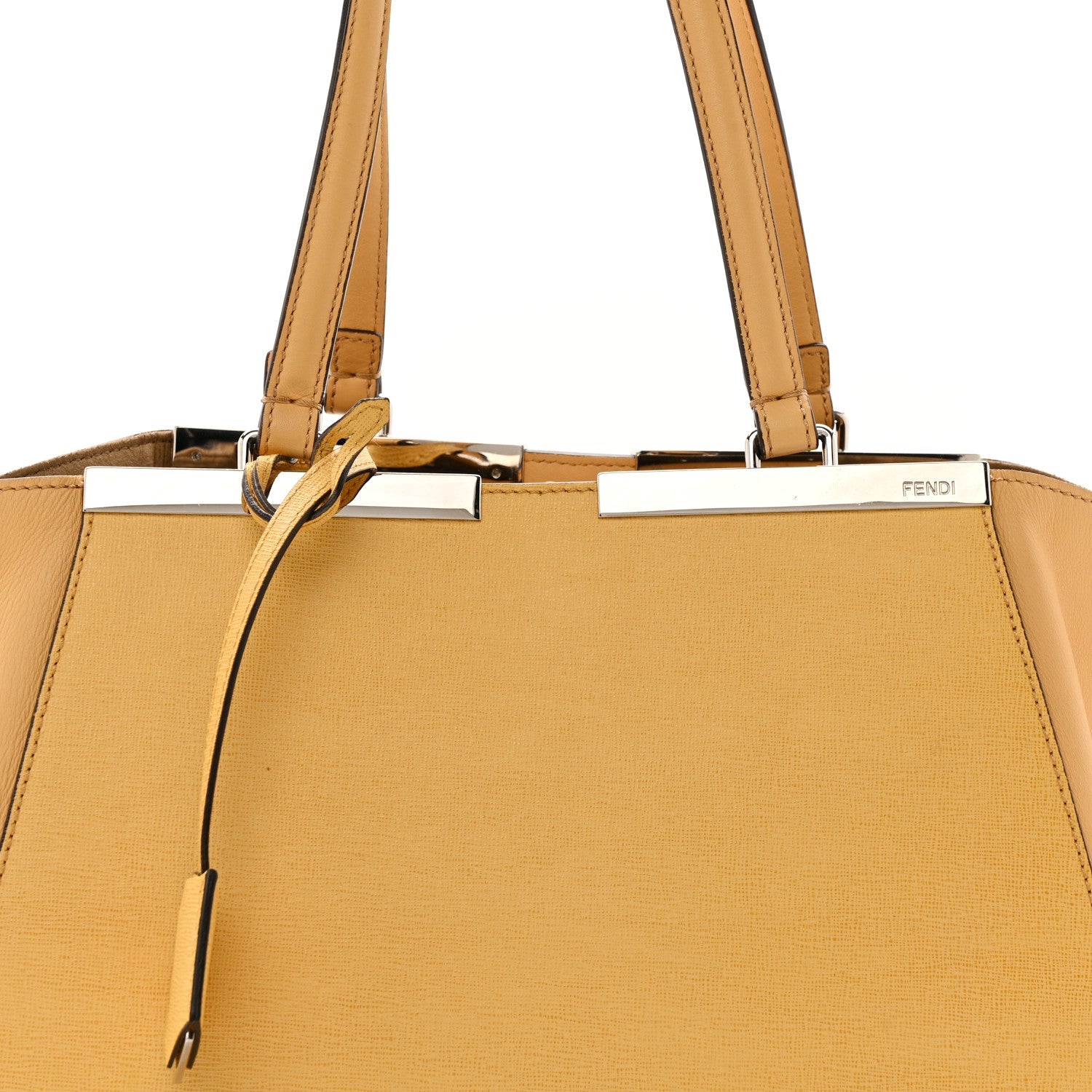 Vitello Elite Flamingo Large 3Jours Tote Giallo Alchemy