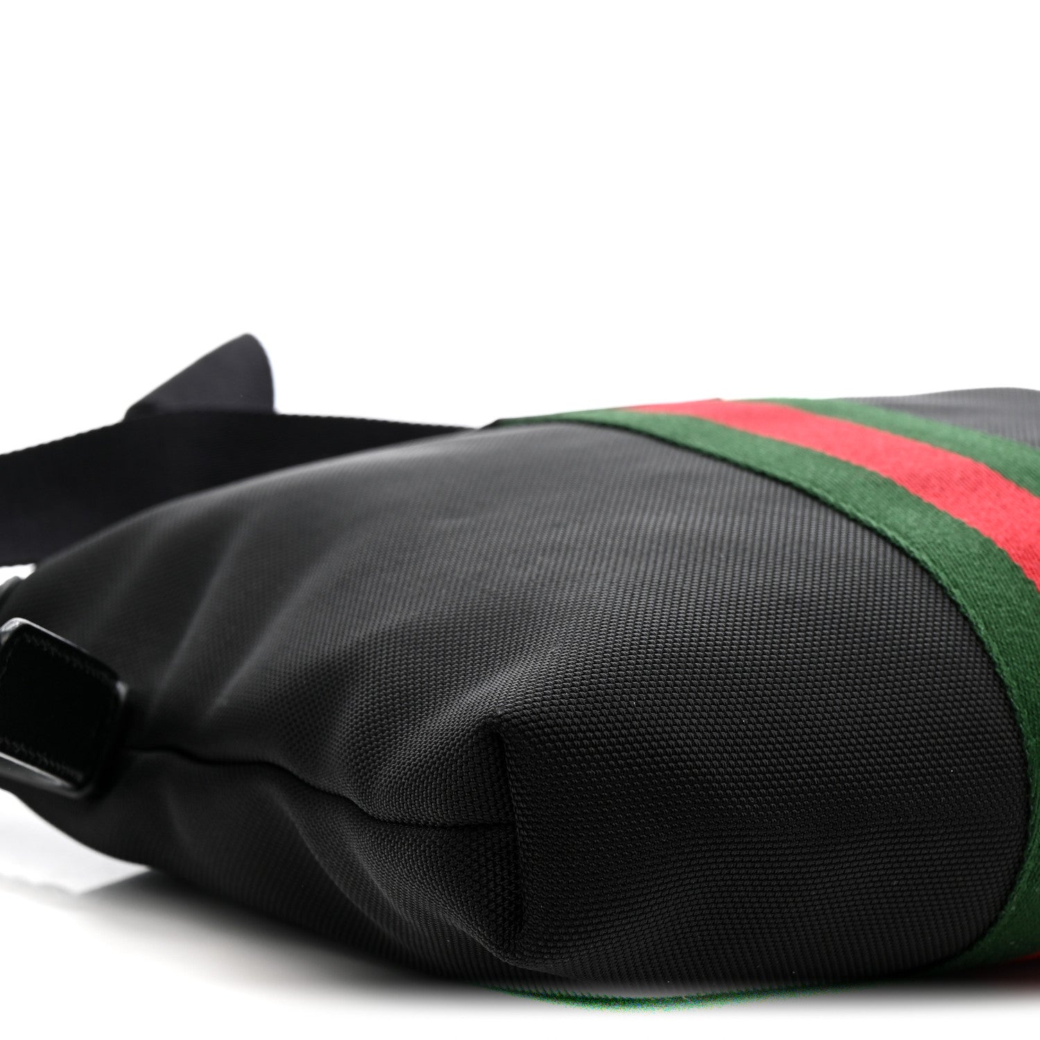 Techno Canvas Web Messenger Bag Black