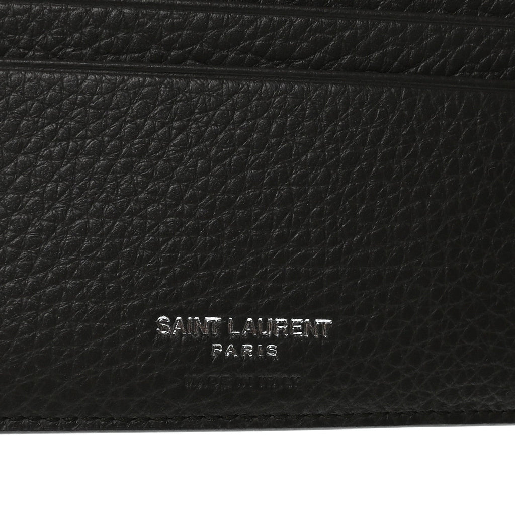 Calfskin Cassandre Bi-Fold Wallet Grey