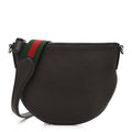 Pebbled Calfskin Mini B Shoudler Bag Dark Brown