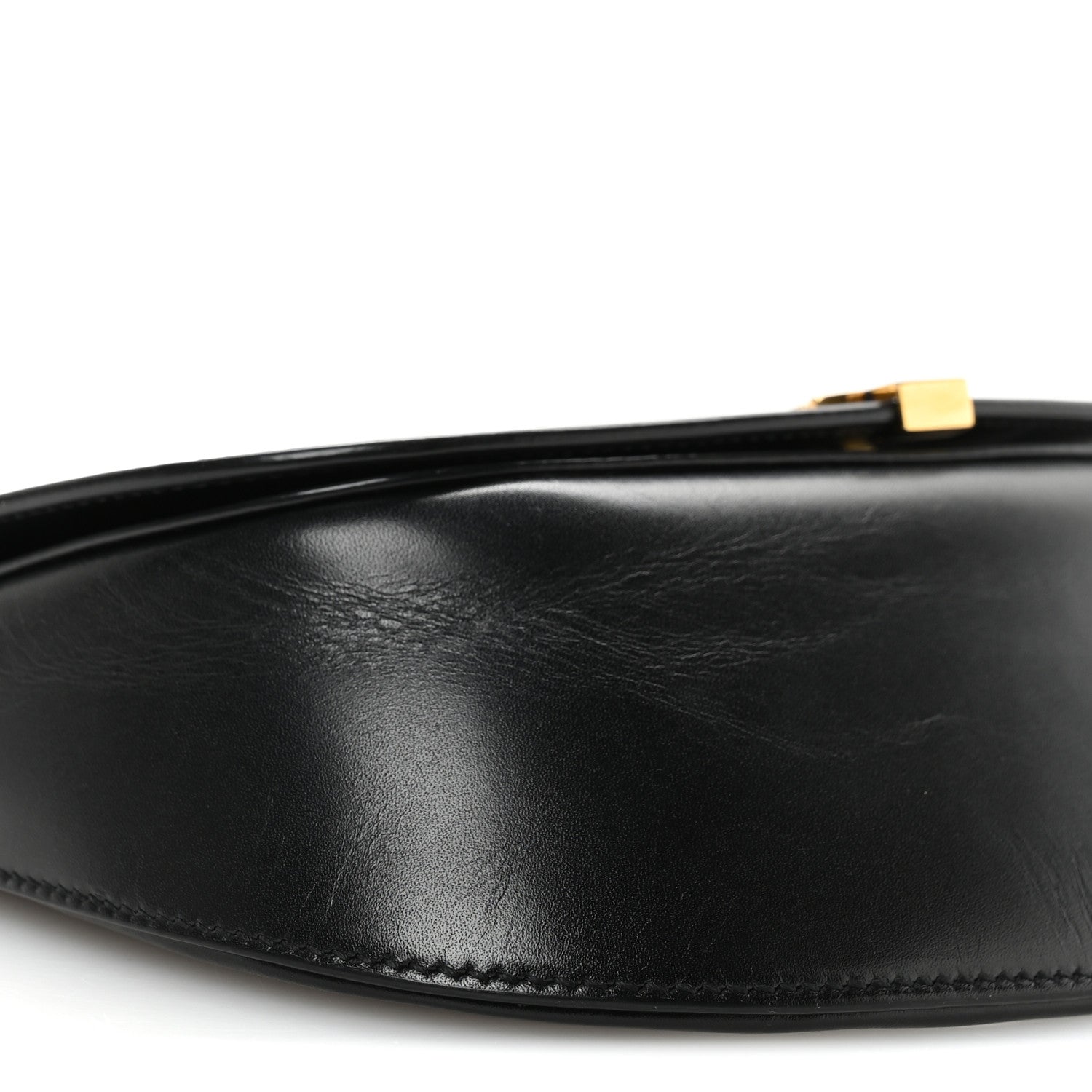 Box Calfskin Mini Voltaire Top Handle Bag Black