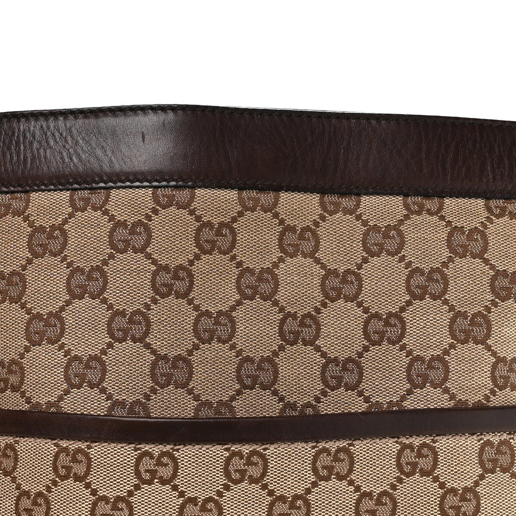 Monogram Braided Shoulder Bag Brown