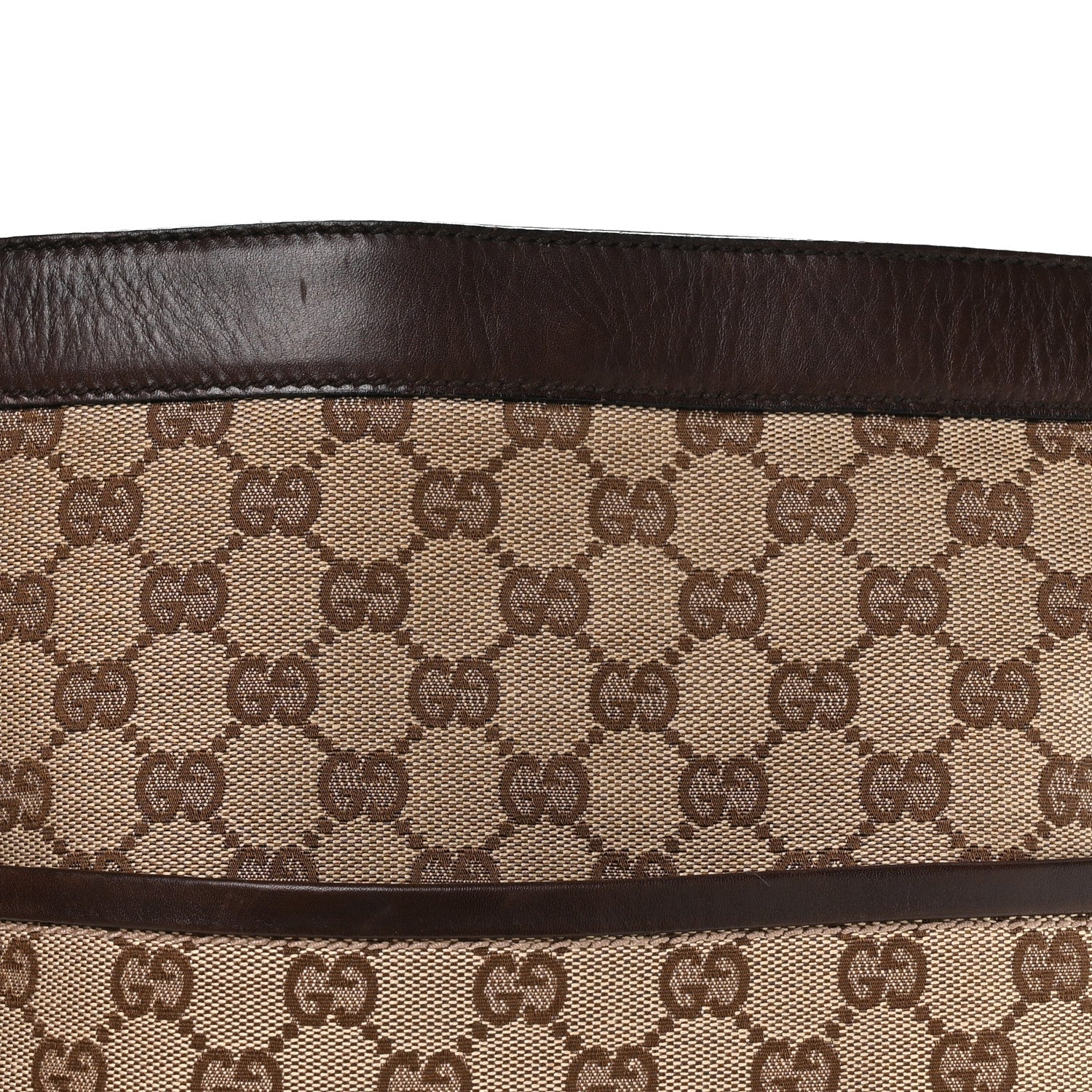 Monogram Braided Shoulder Bag Brown