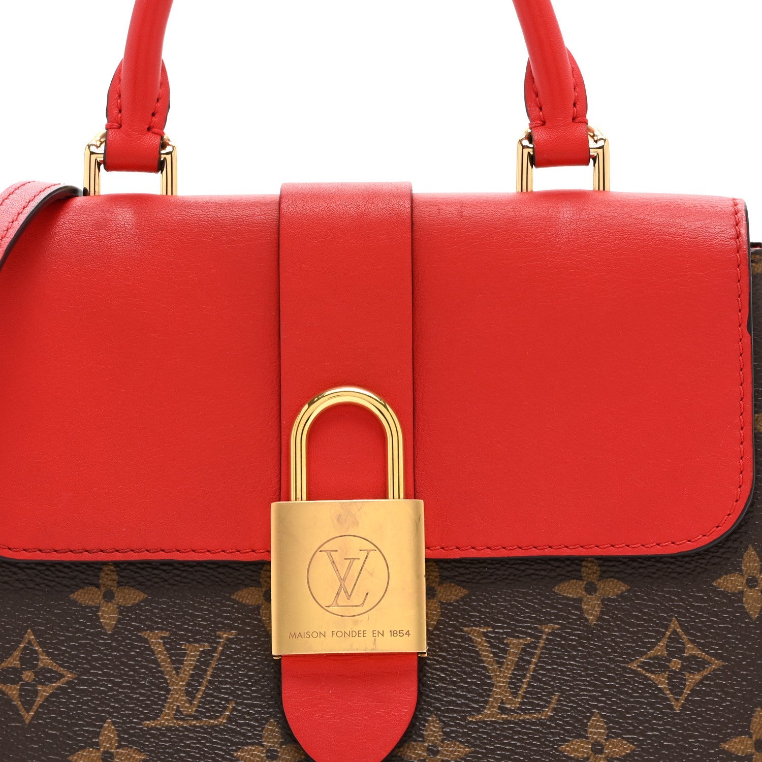 Monogram Locky BB Coquelicot
