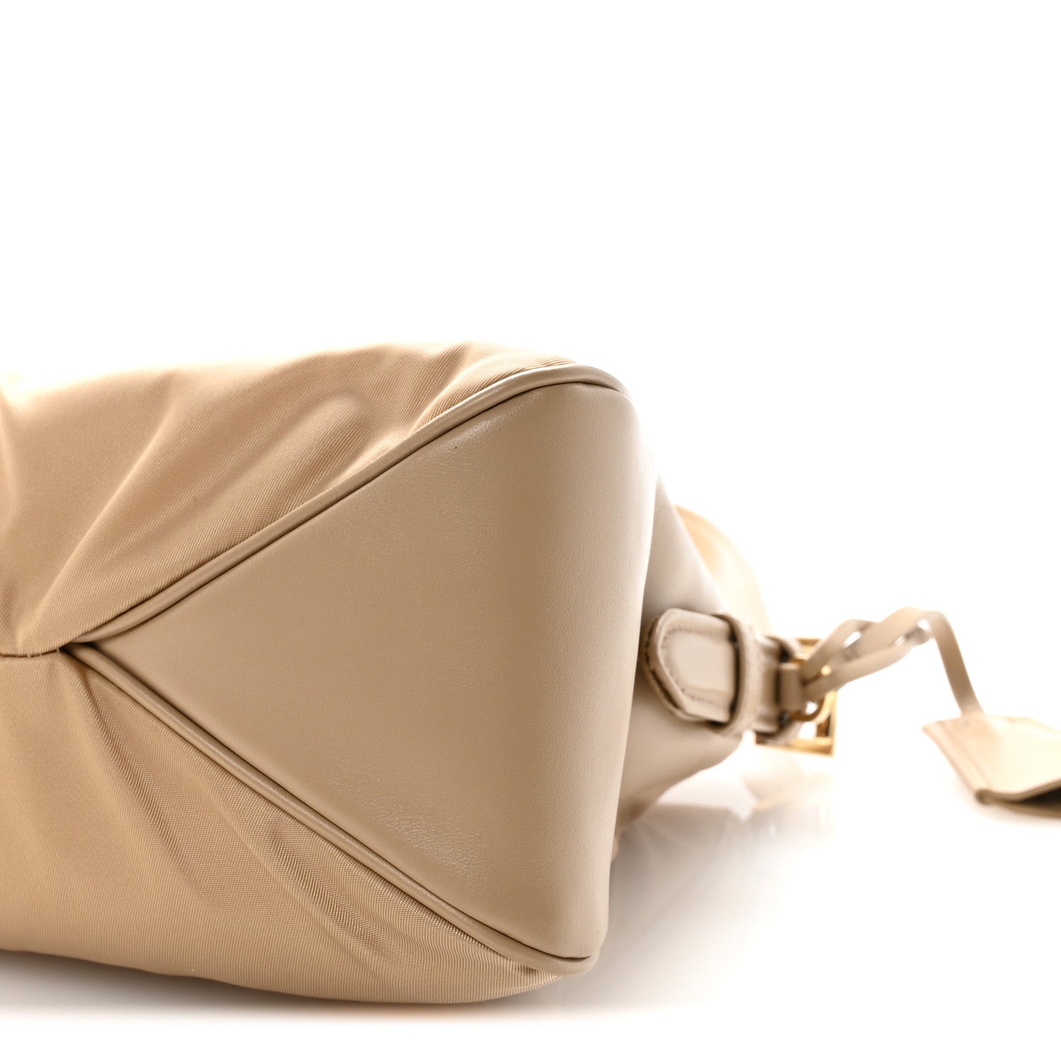 Re-Nylon Vitello Large Aimee Shoulder Bag Cammello