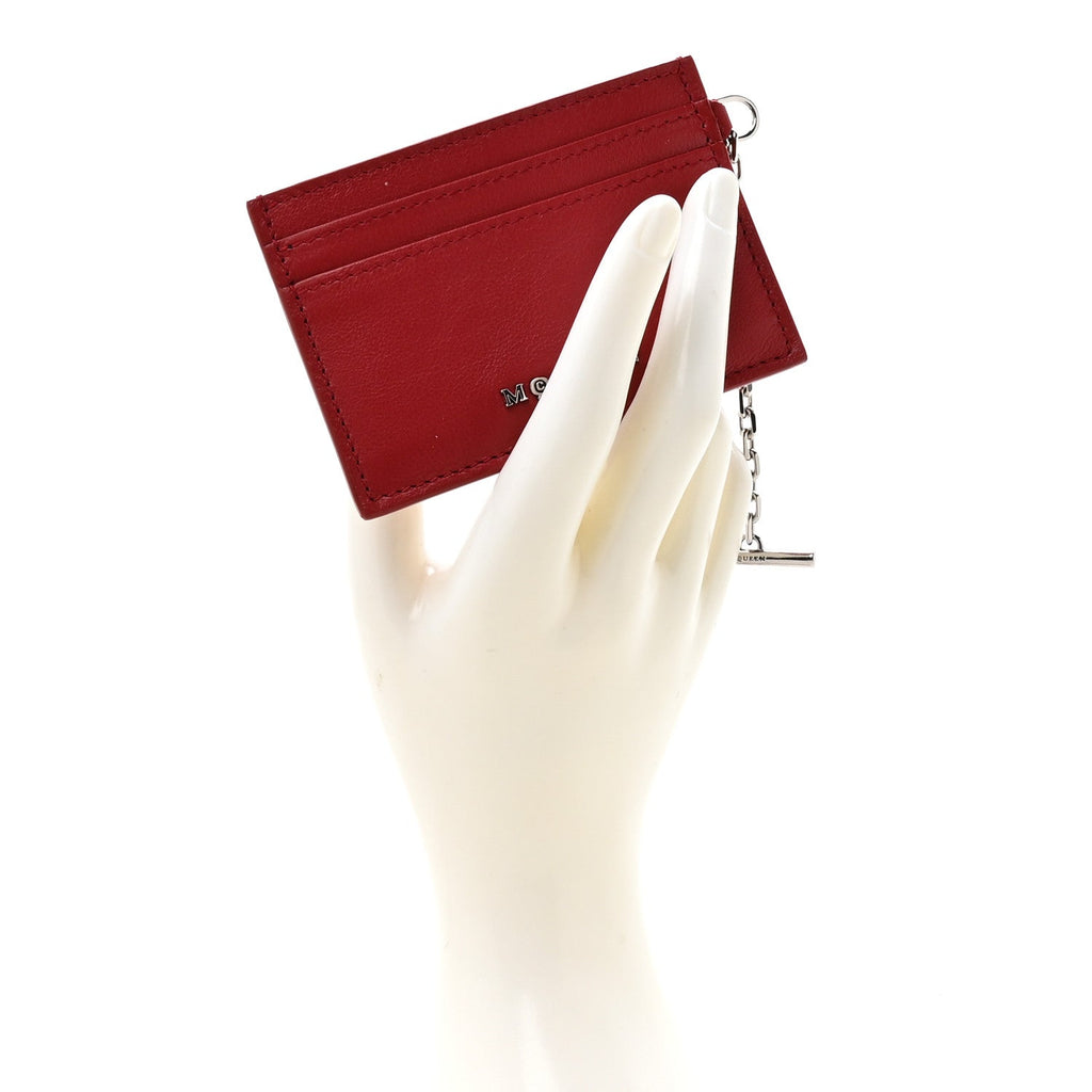 Calfskin Sling  Holder Red