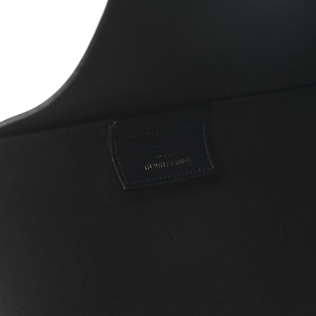 Calfskin Large Shopping Tote Deep Marine