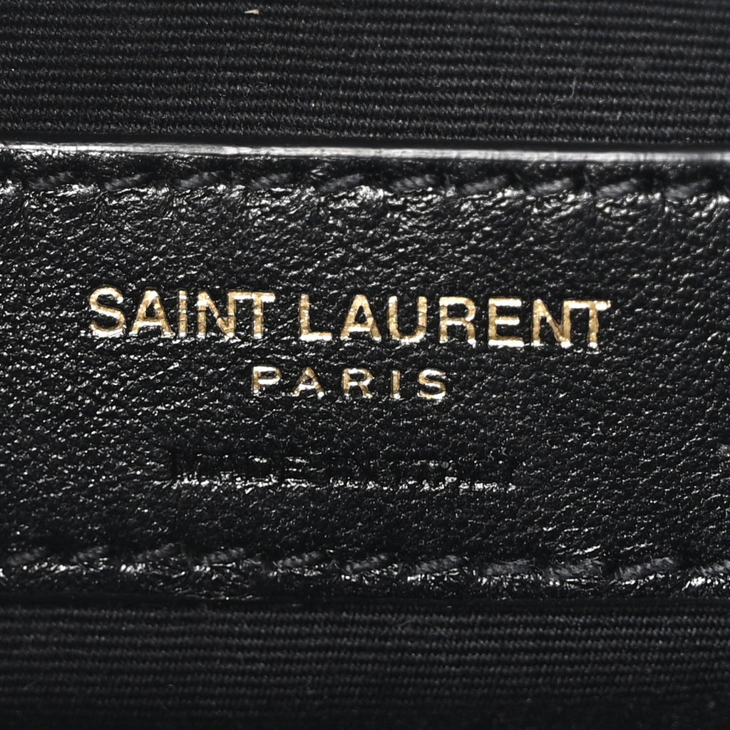Calfskin Matelasse Monogram Lou Belt Bag Black