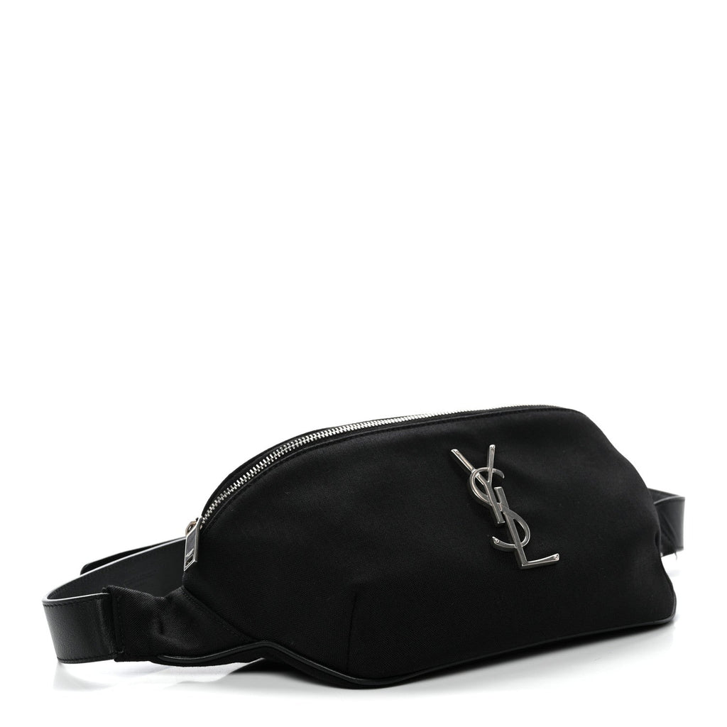Canvas Monogram Belt Bag Black