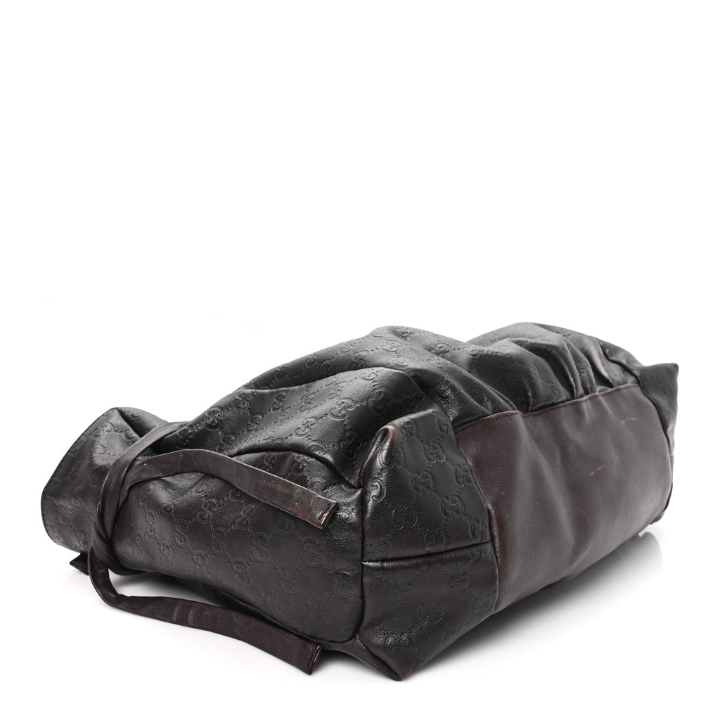 Guccissima Medium Hysteria Tote Brown