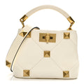 Nappa Mini Roman Stud The Handle Bag Ivory