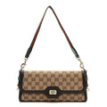 GG Monogram Small Luce Shoulder Bag Beige Ebony