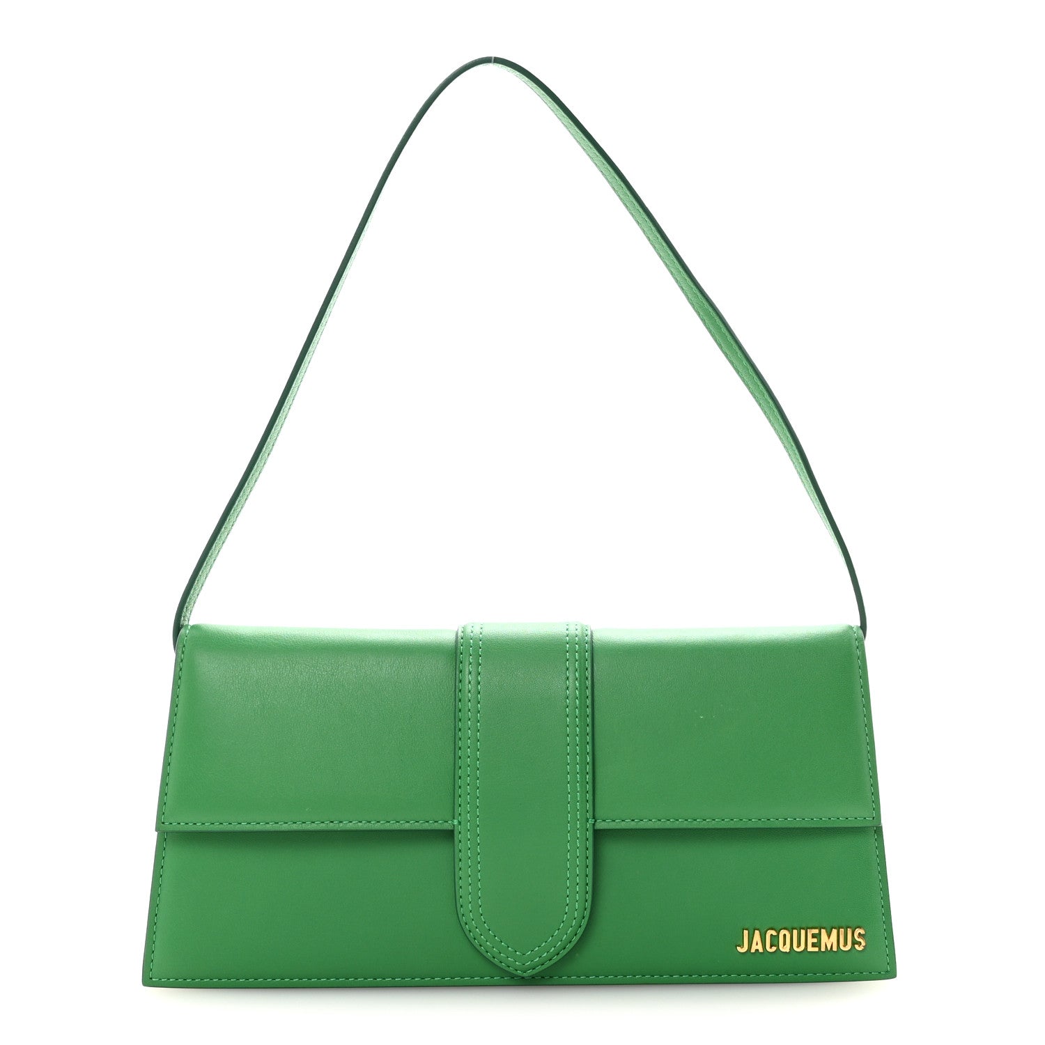 Smooth Calfskin Le Bambino Long Green