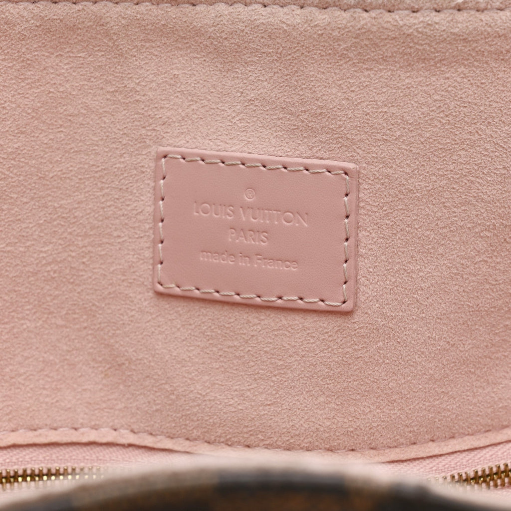 Damier Ebene Caissa Hobo Rose Ballerine
