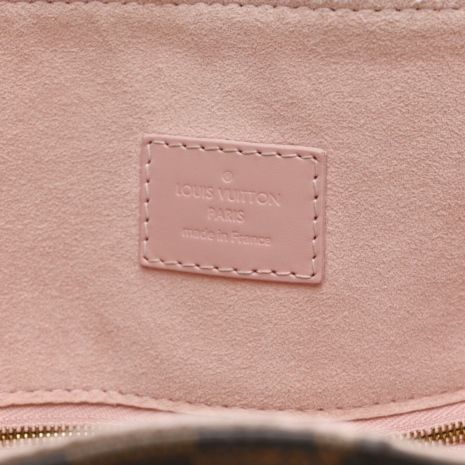Damier Ebene Caissa Hobo Rose Ballerine