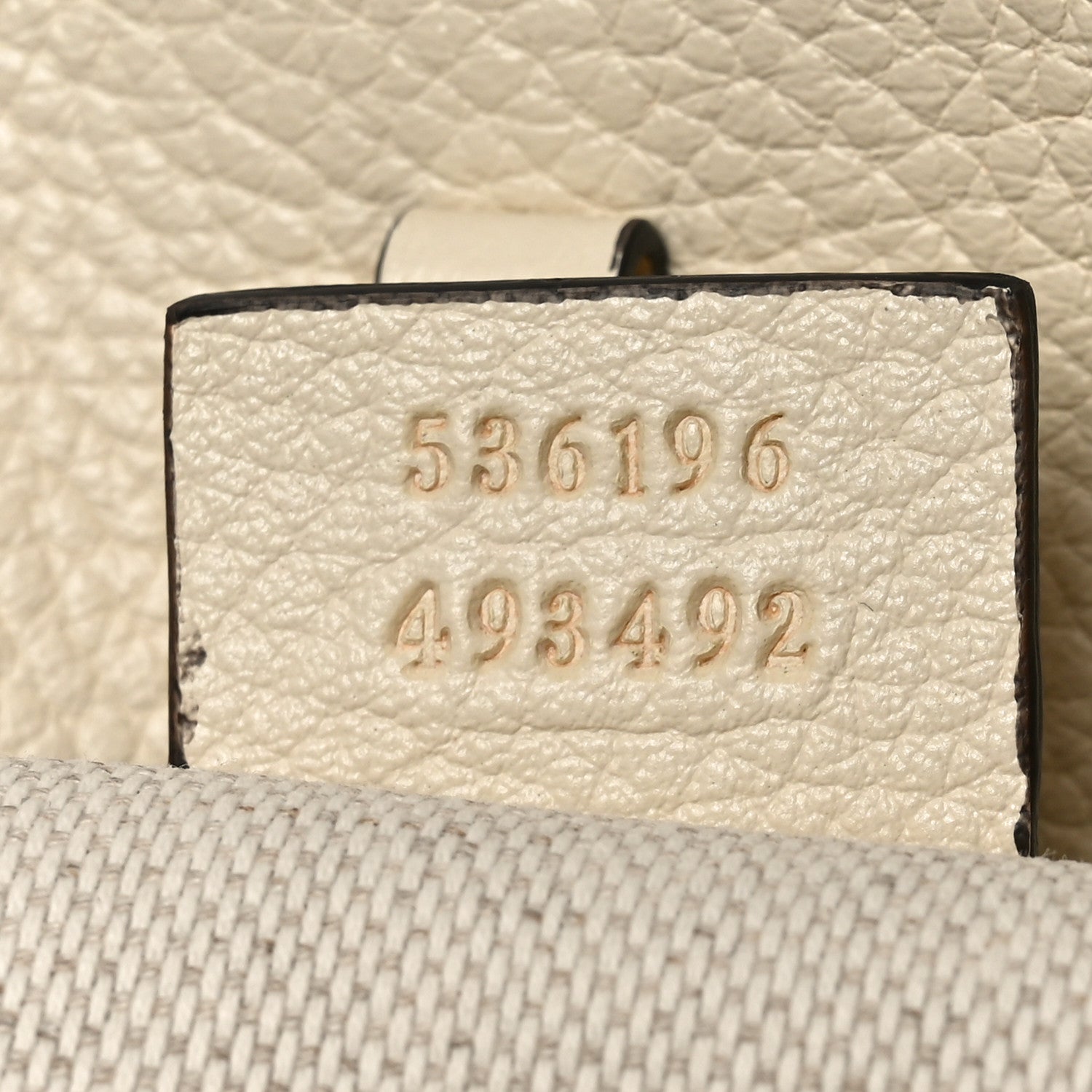 Pebbled Calfskin Medium Soho Chain Shoulder Bag Off White