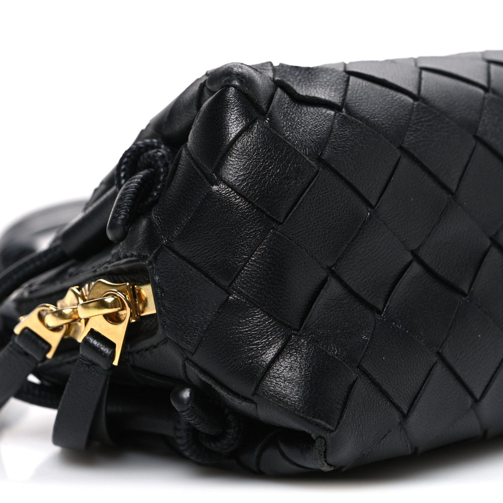 Nappa Intrecciato Concert Pouch Black