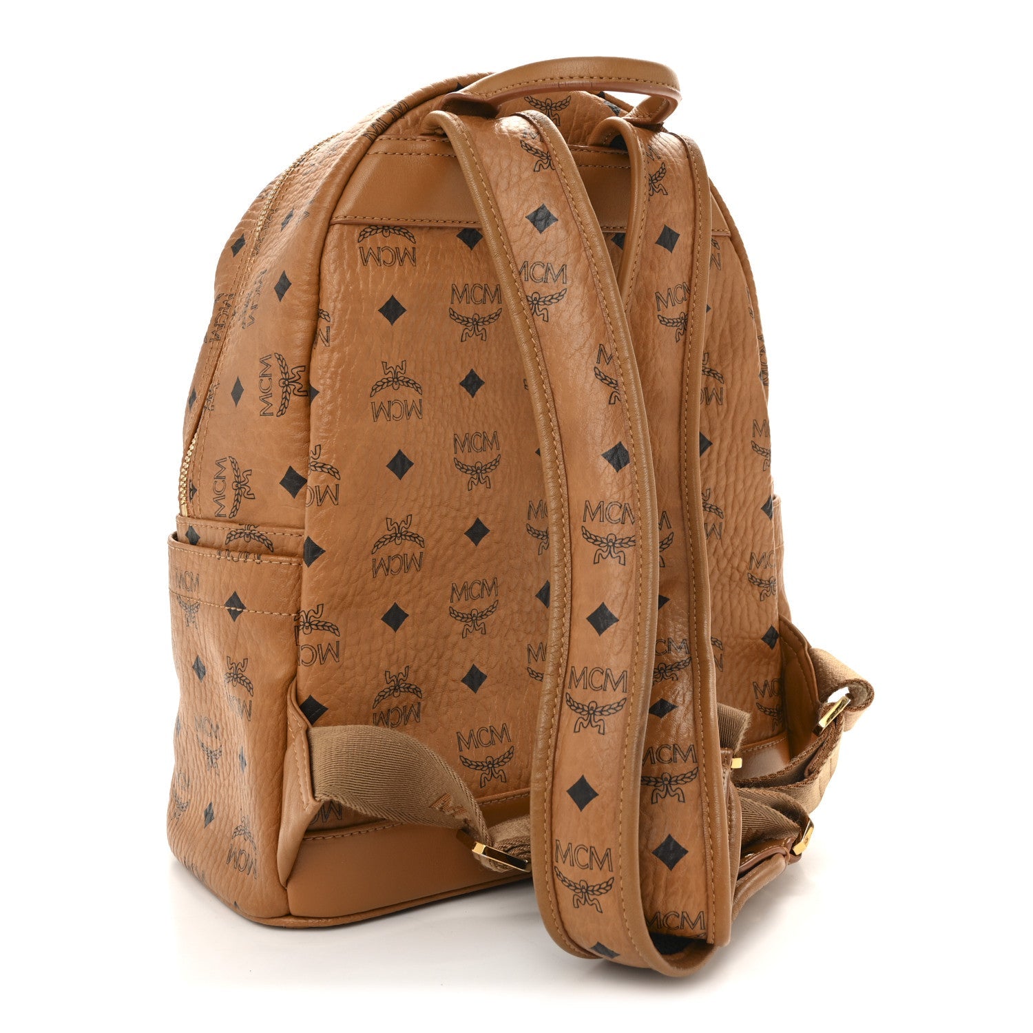 Visetos Studded Small Stark M Backpack Cognac