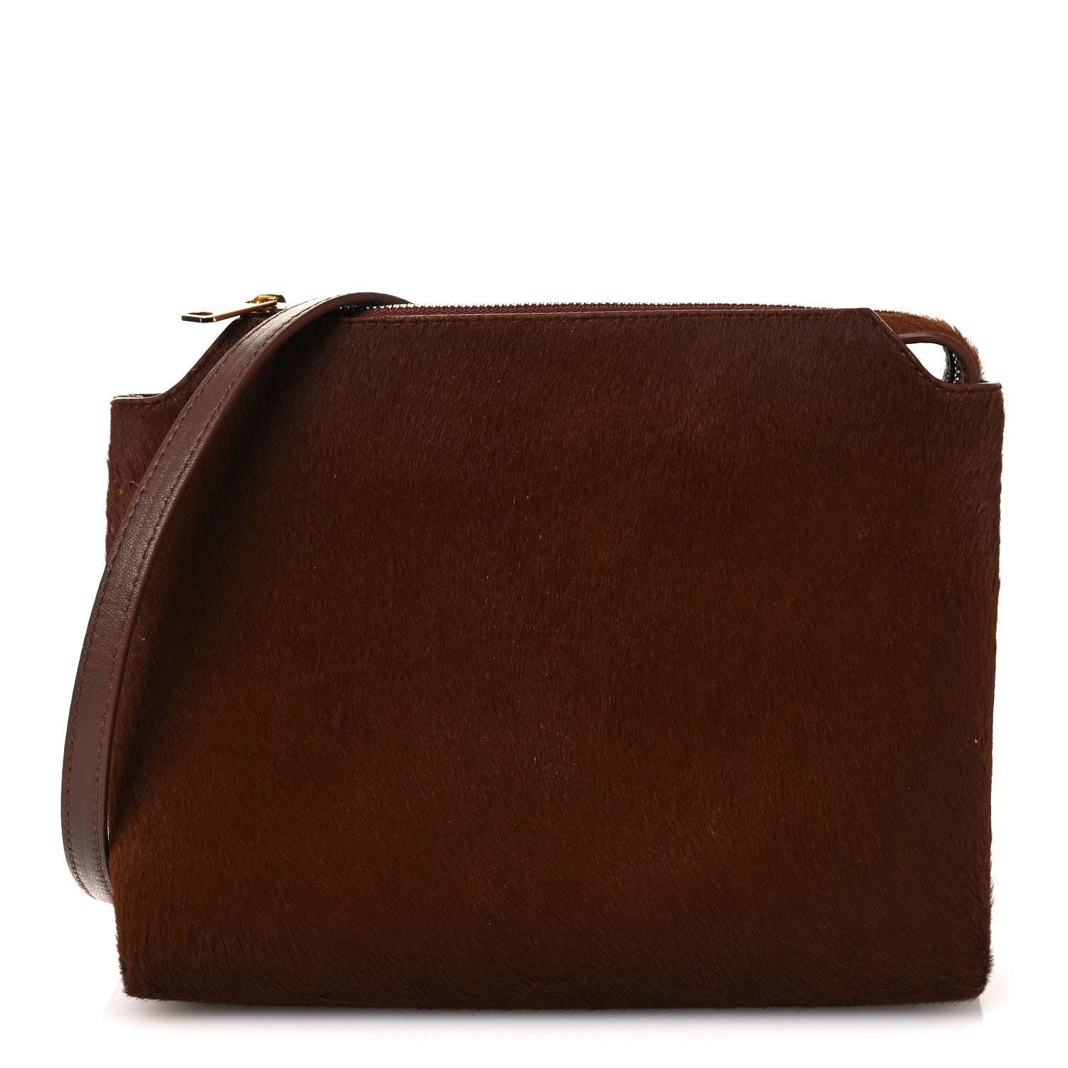 Ponyhair Lina Crossbody Bag Brown