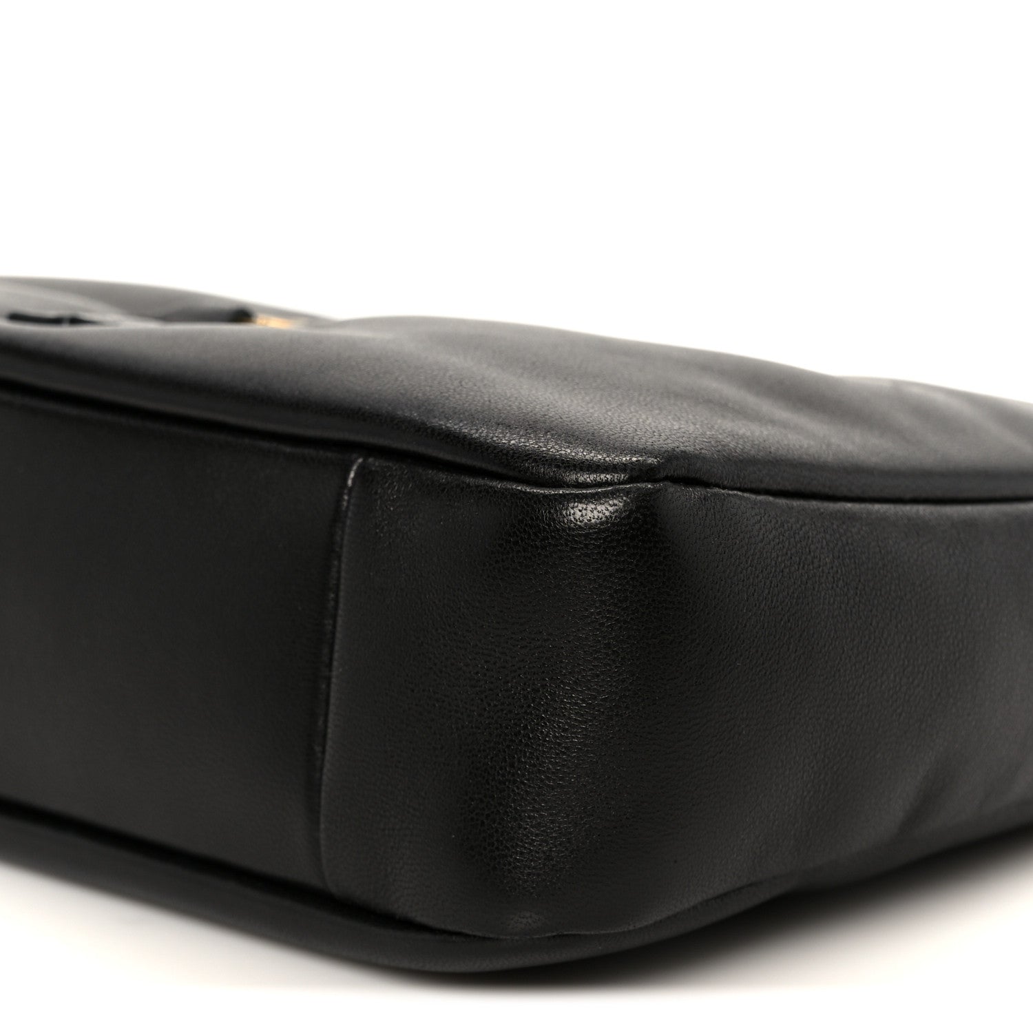 Padded Lambskin Le 5 A 7 Hobo Black
