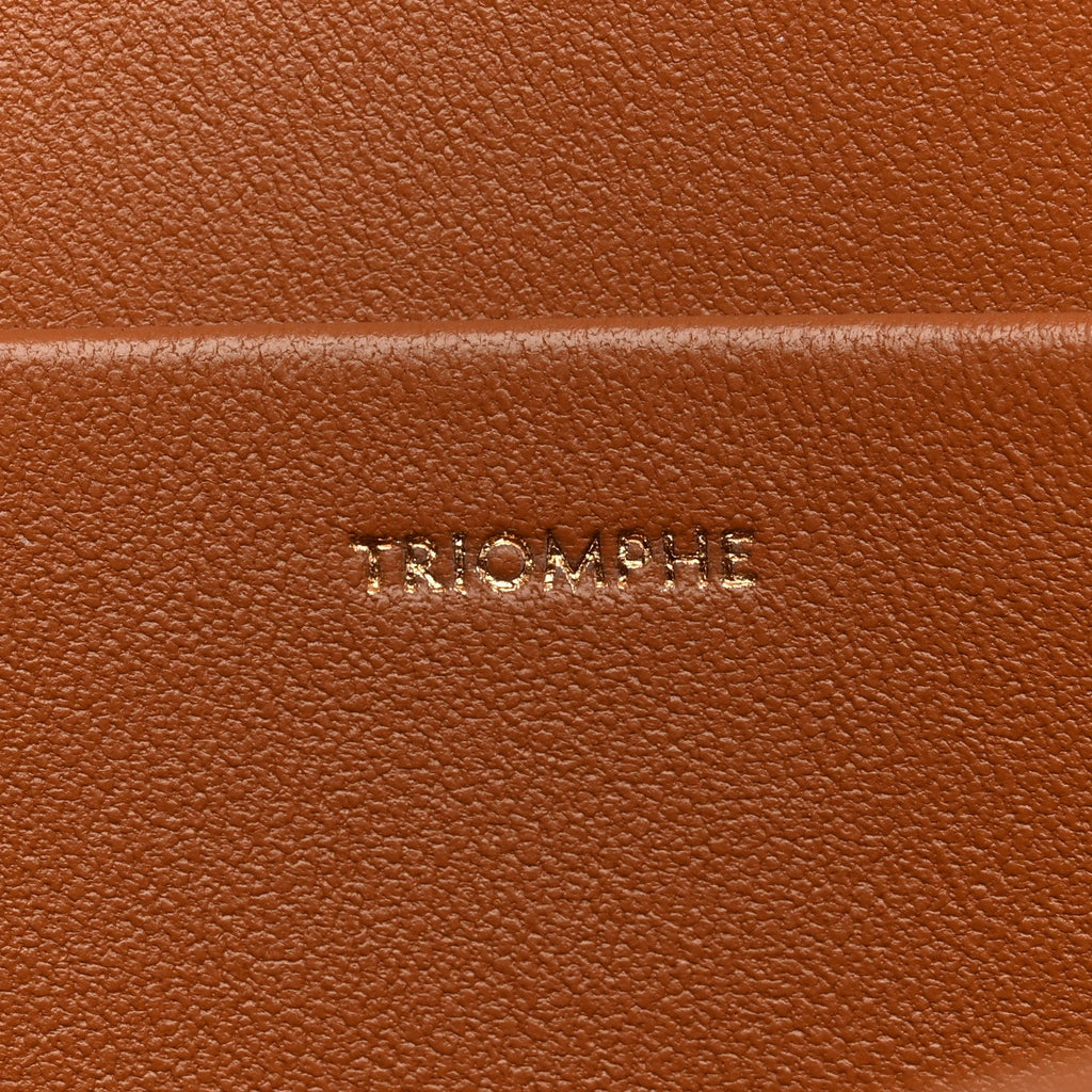 Natural Calfskin Medium Triomphe Tan