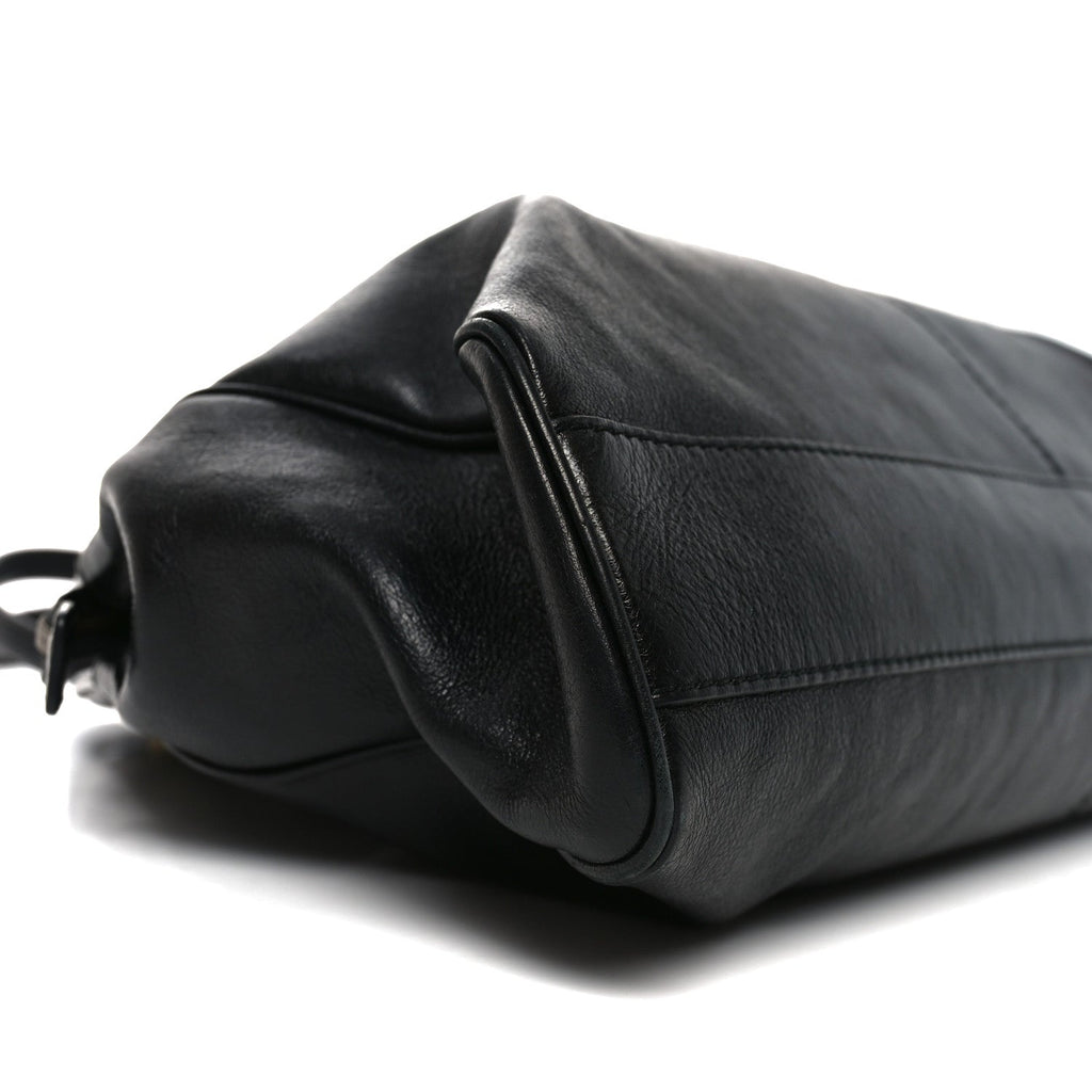 Calfskin Large Re(Belle) Top Handle Bag Black
