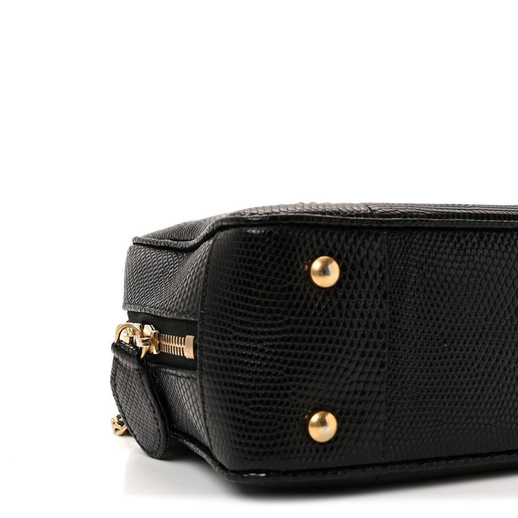 Lizard Coco Vintage Camera Case Black