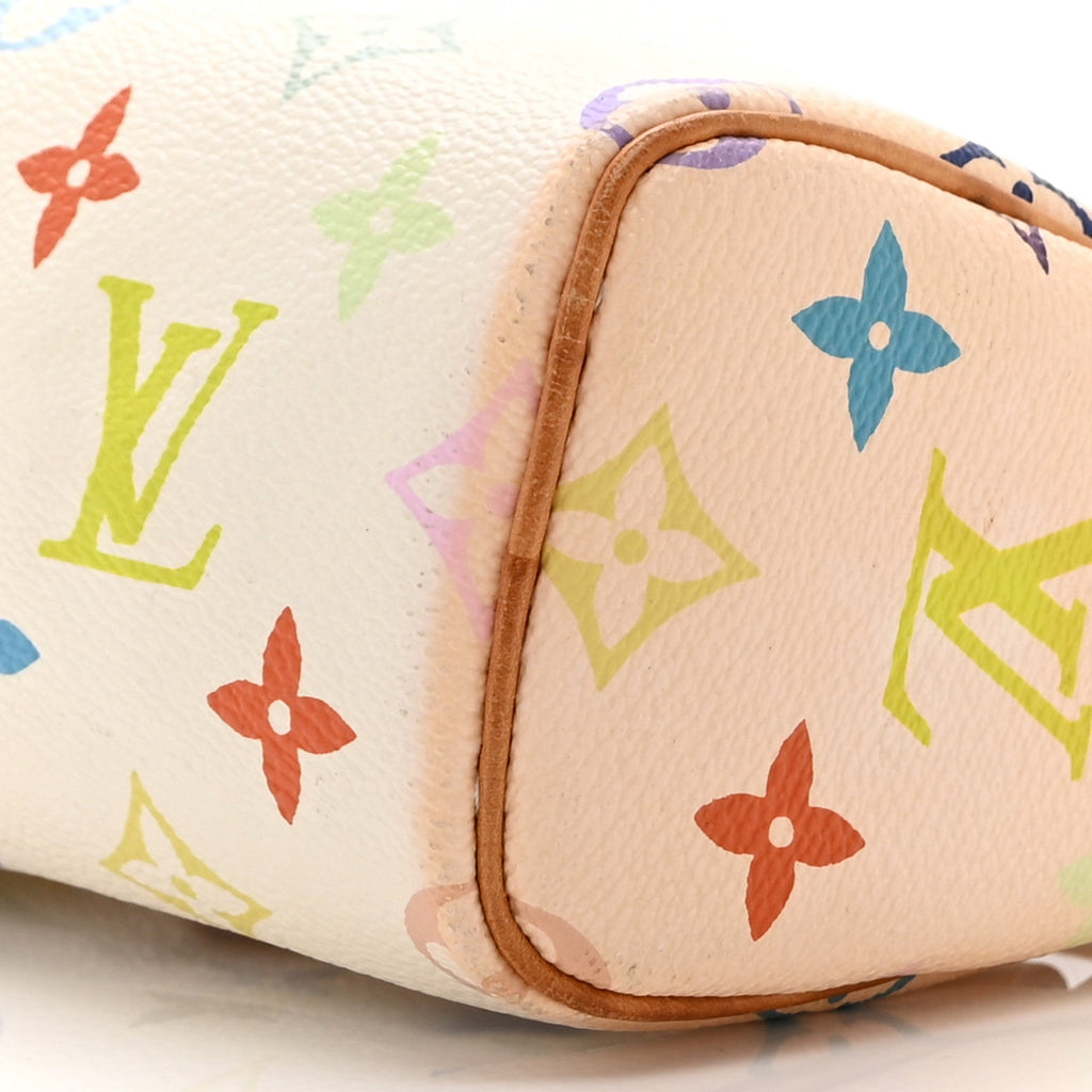 Monogram Multicolor Mini Sac HL Speedy White
