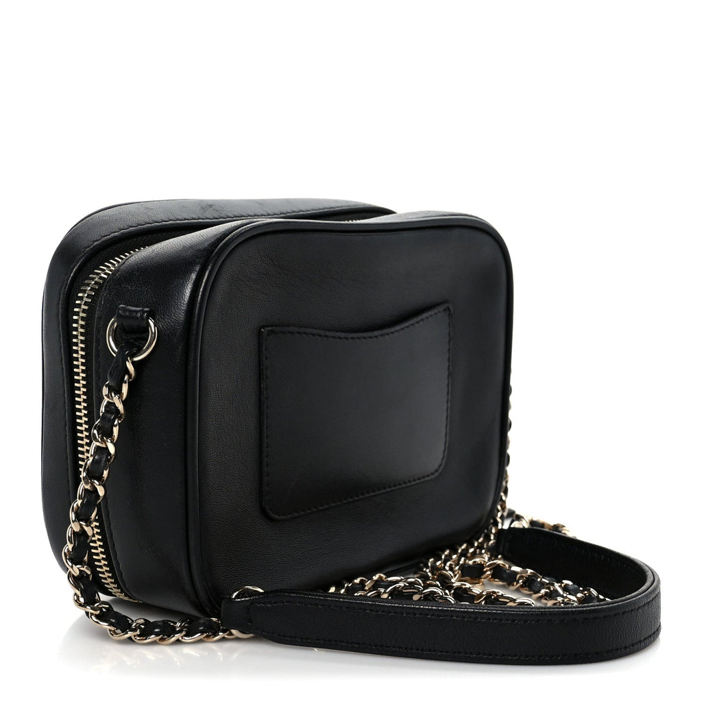 Calfskin CC Mania Camera Case Black