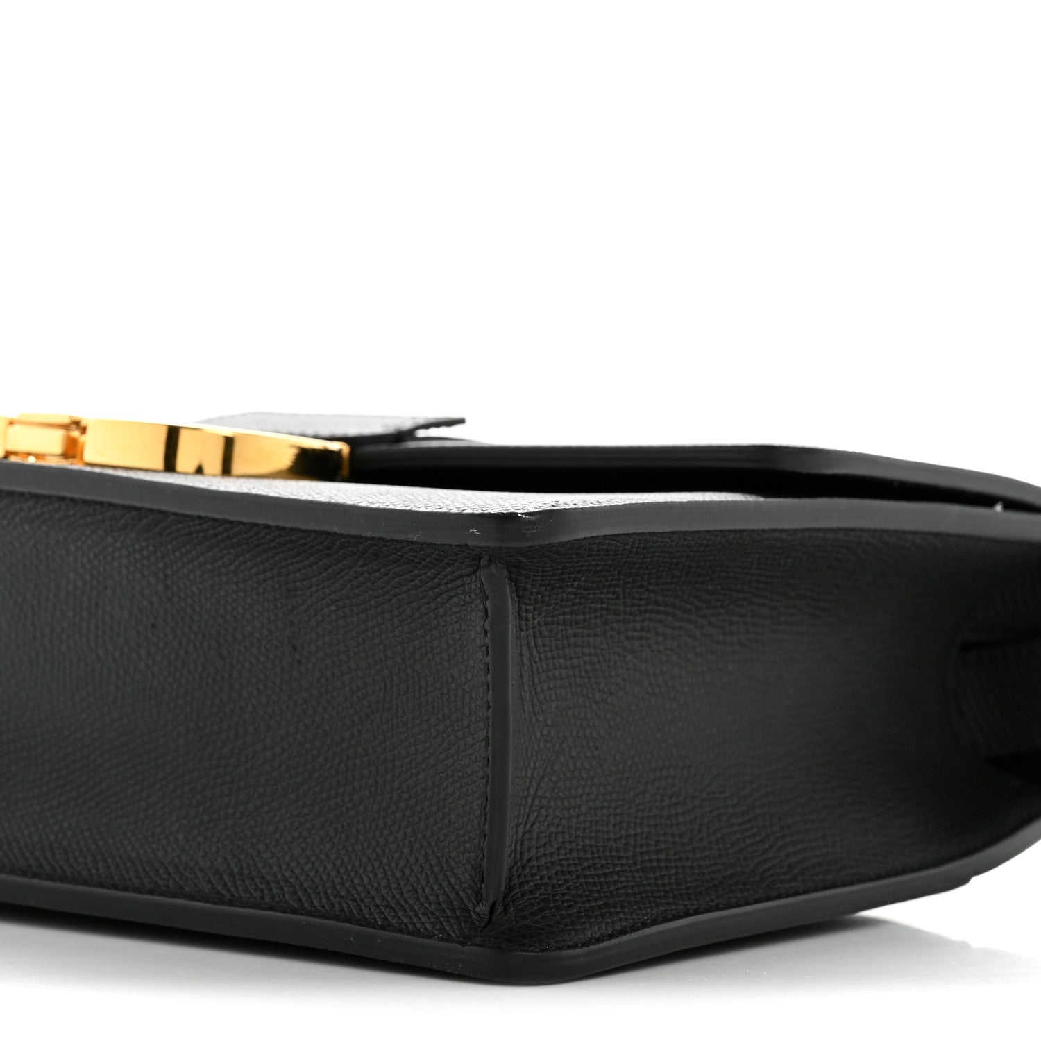 Grained Calfskin 30 Montaigne Flap Bag Black