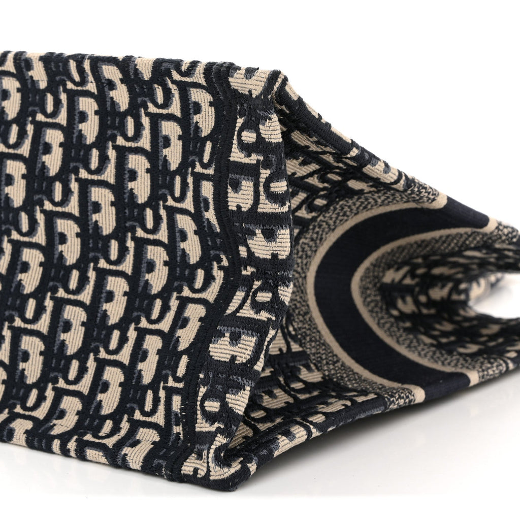 Oblique Medium Book Tote Blue Multicolor