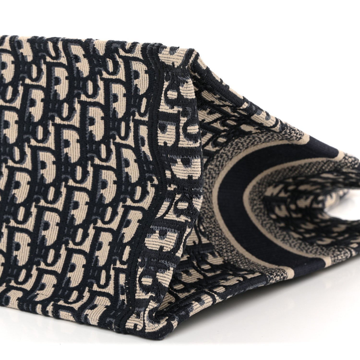 Oblique Medium Book Tote Blue Multicolor