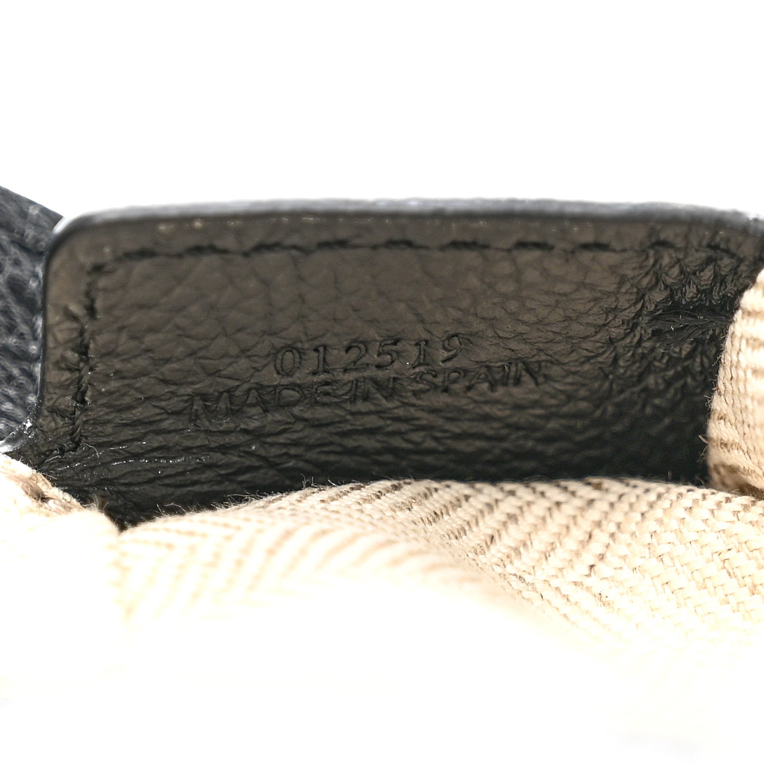 Calfskin Small Puzzle Edge Bag Black