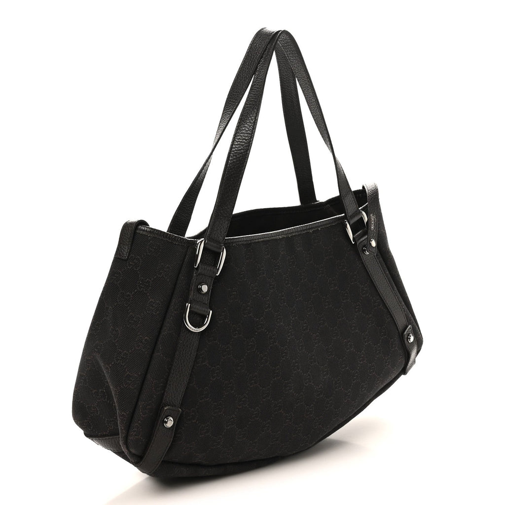 Monogram Medium Abbey Shoulder Bag Chocolate