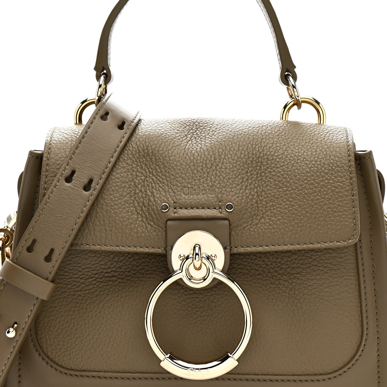 Calfskin Mini Tess Day Bag Motty Grey