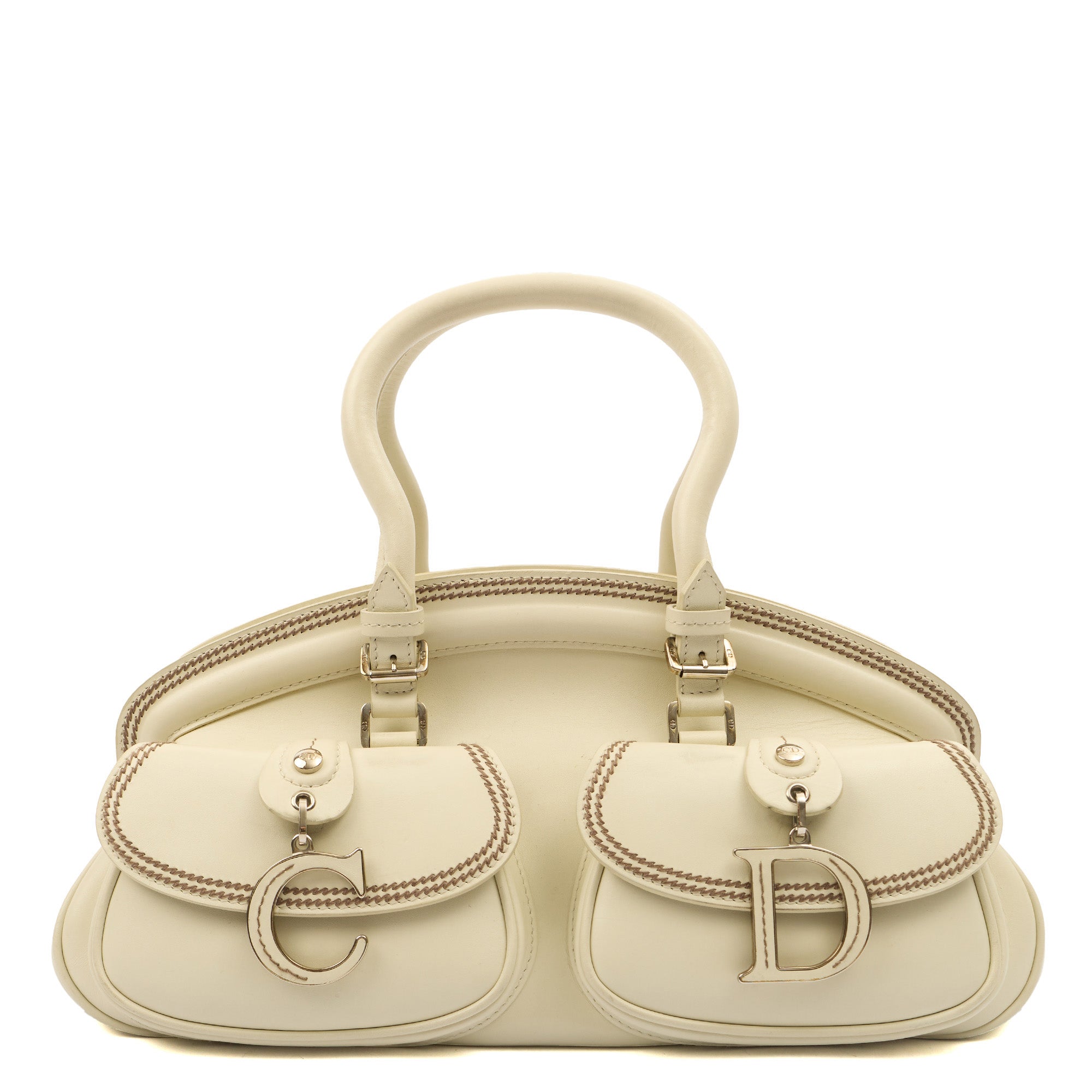 Christian Dior Shoulder Bag Detective Bag in Neutral, Leather