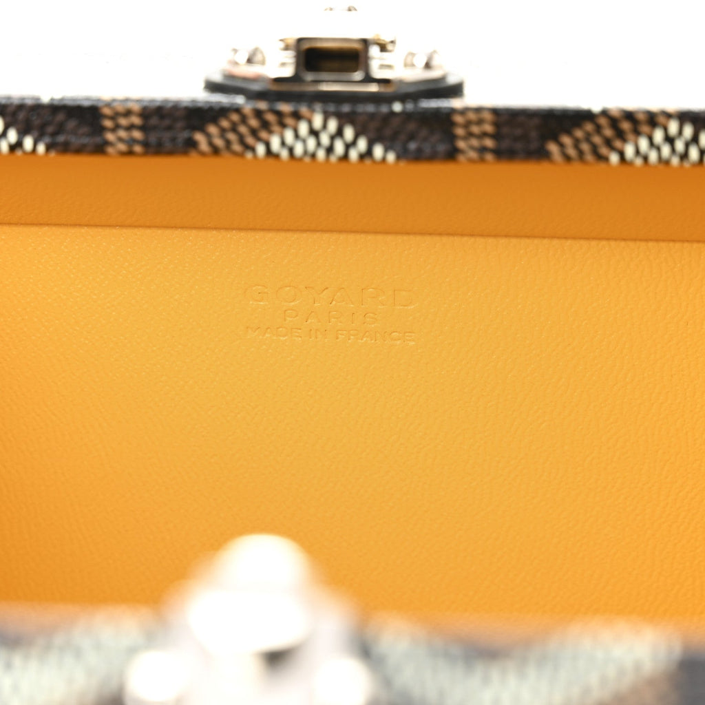 Goyardine Minaudiere Trunk Bag Black