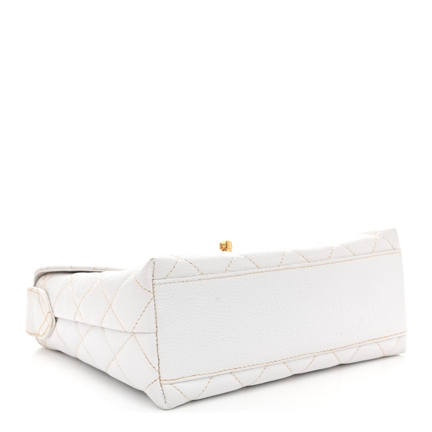 Caviar CC Shoulder Bag White