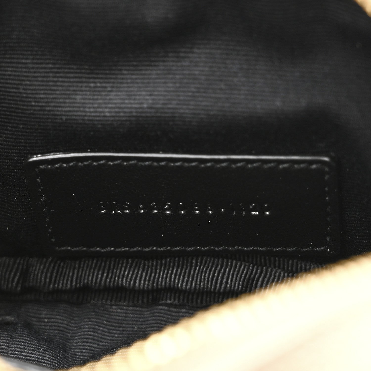 Grain De Poudre Matelasse Monogram Baby Lou Camera Bag Dark Beige