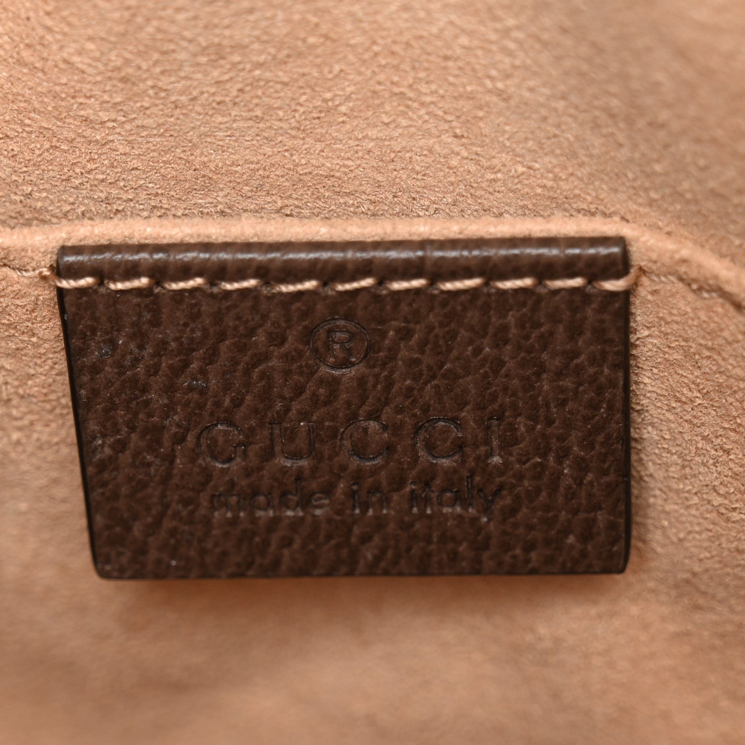GG Supreme Monogram Web Mini Ophidia Shoulder Bag Brown