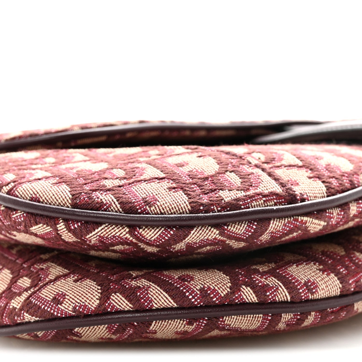 Oblique Saddle Bag Burgundy