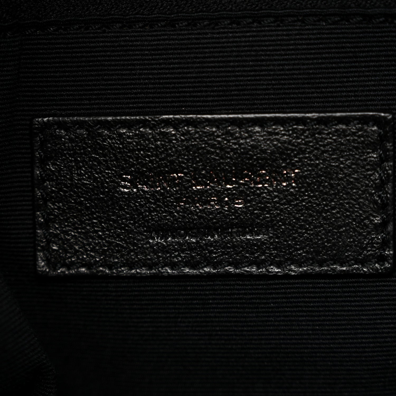 Crinkled Calfskin Matelasse Monogram Medium Niki Chain Satchel Black