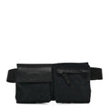 GG Monogram Double Pocket Belt Bag Black